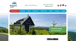 Desktop Screenshot of friesovyboudy.cz